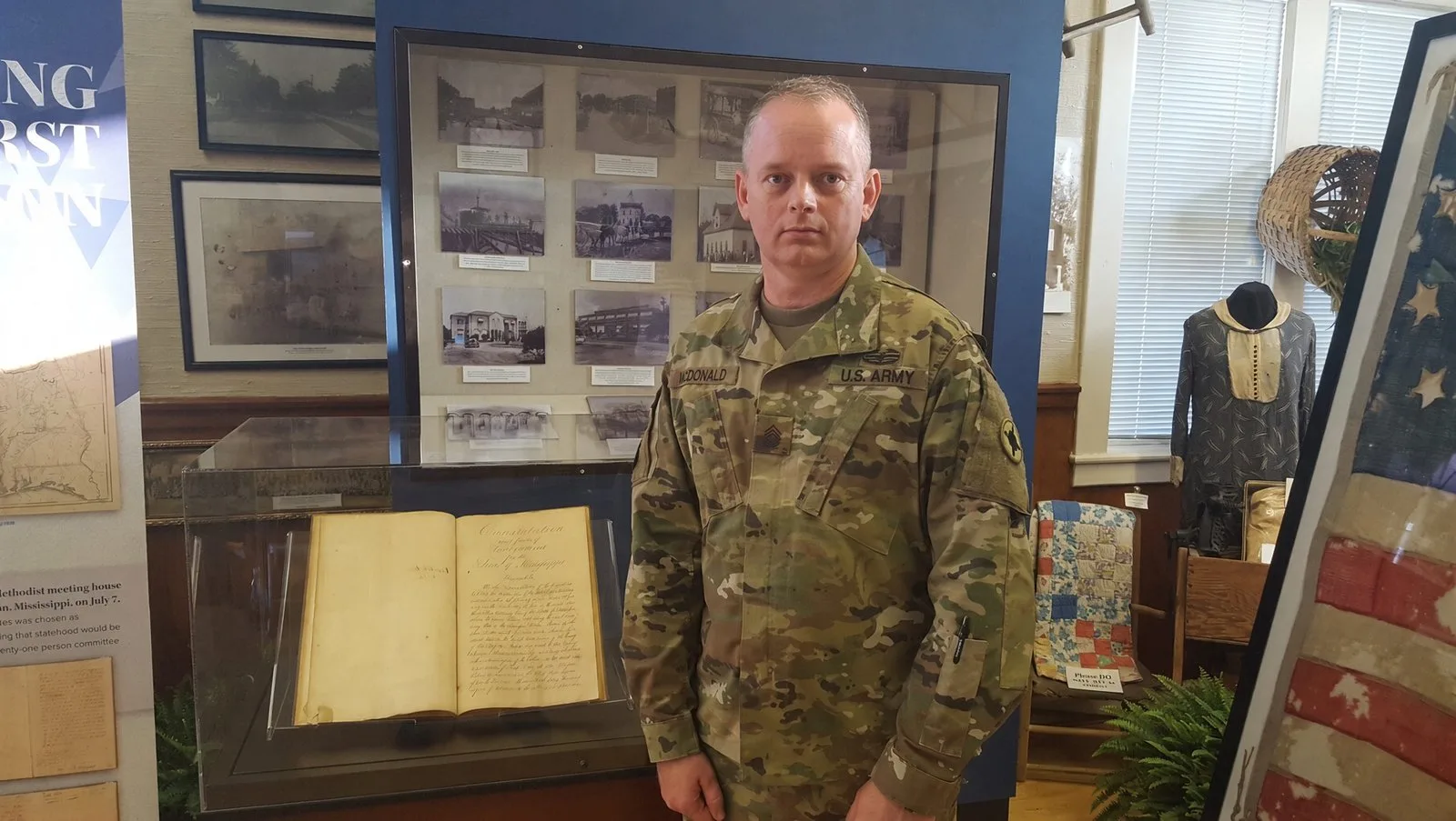 Luckie J. McDonald in his U.S. Army uniform